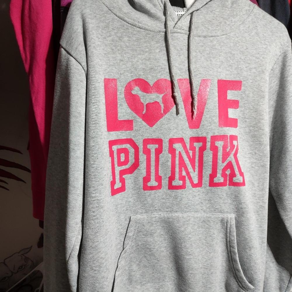 Pink hoodie size medium